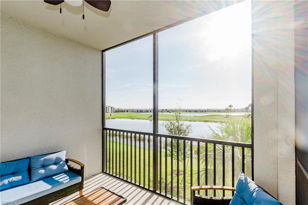 43993 Boardwalk Loop, Unit 1928 Babcock Ranch, FL 33982 - Photo 28 of 50 a view of a balcony with wooden floor