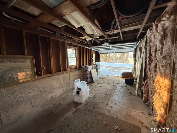 a view of storage and utility room