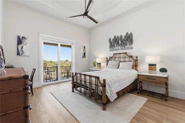 a bathroom with double vanity sinks and a mirror