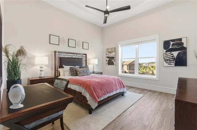 a media room with lots of chairs and a projector screen