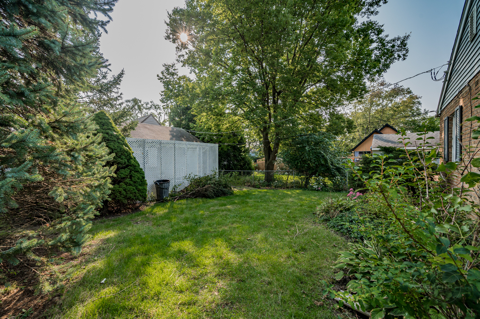 843 Pick Street Wheaton, IL 60187 - Photo 21 of 33 a view of a backyard with large trees