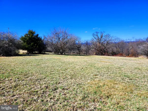 a view of yard covered with snow in outdoor space