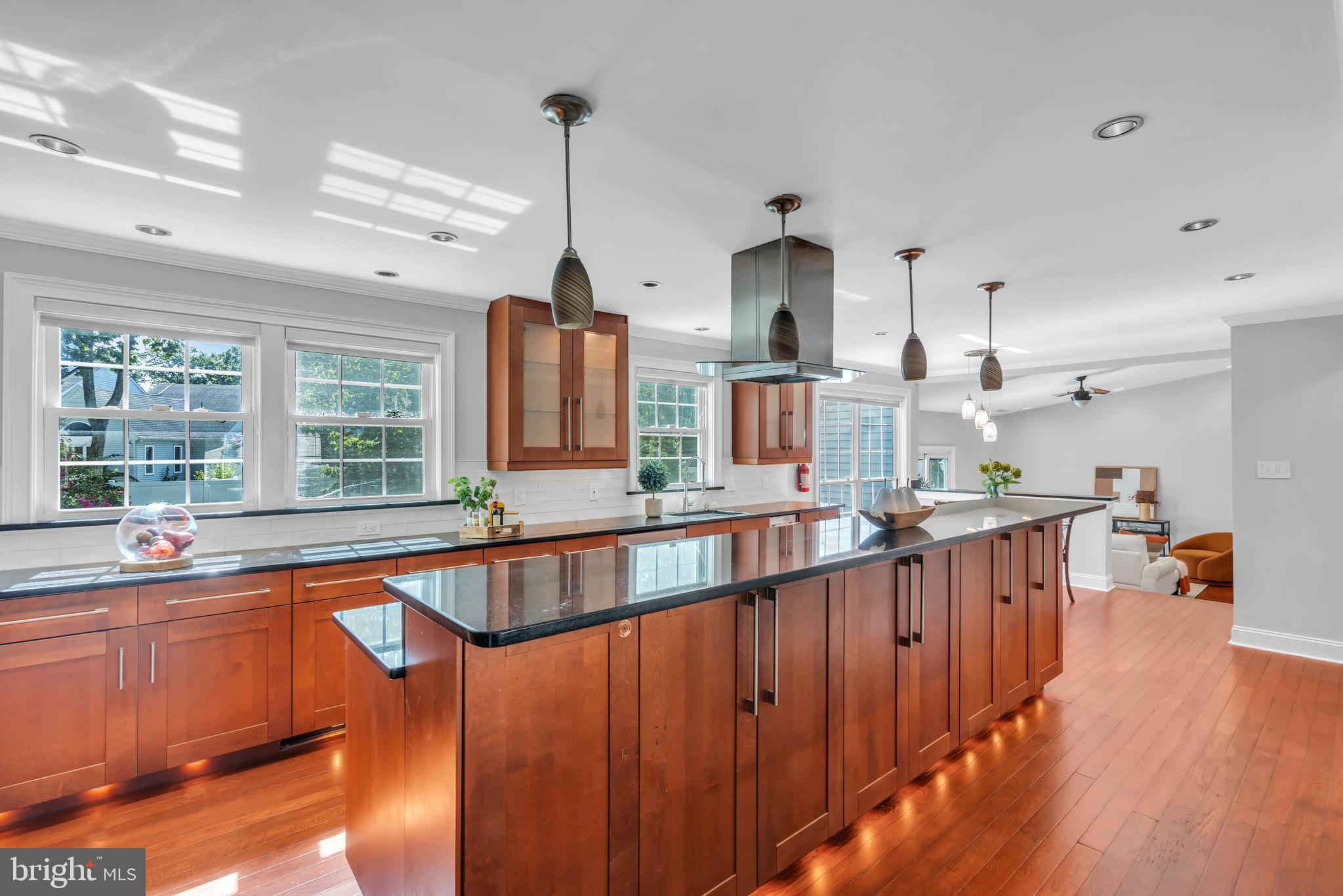 1 Crisfield Road Sicklerville, NJ 08081 - Photo 11 of 45 a large kitchen with stainless steel appliances wooden floor and a large window