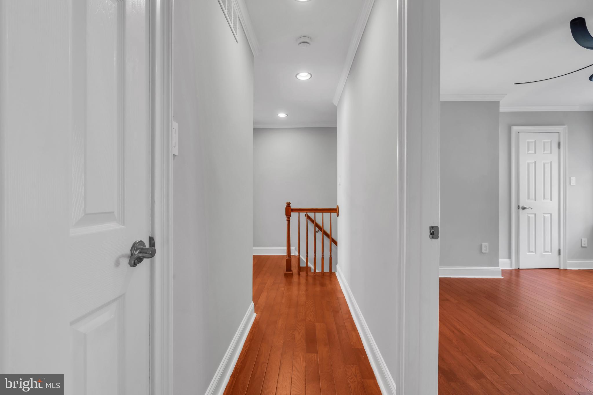 1 Crisfield Road Sicklerville, NJ 08081 - Photo 33 of 45 a view of a hallway with wooden floor