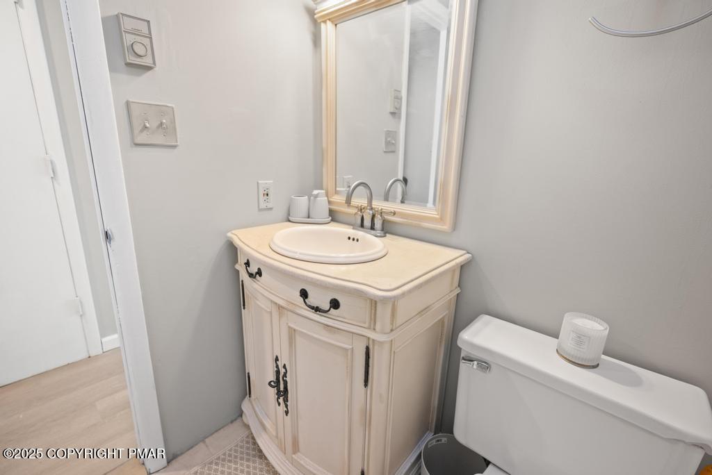 136 Netcong Circle Pocono Lake, PA 18347 - Photo 27 of 40 a view of bathroom with a sink and a washer