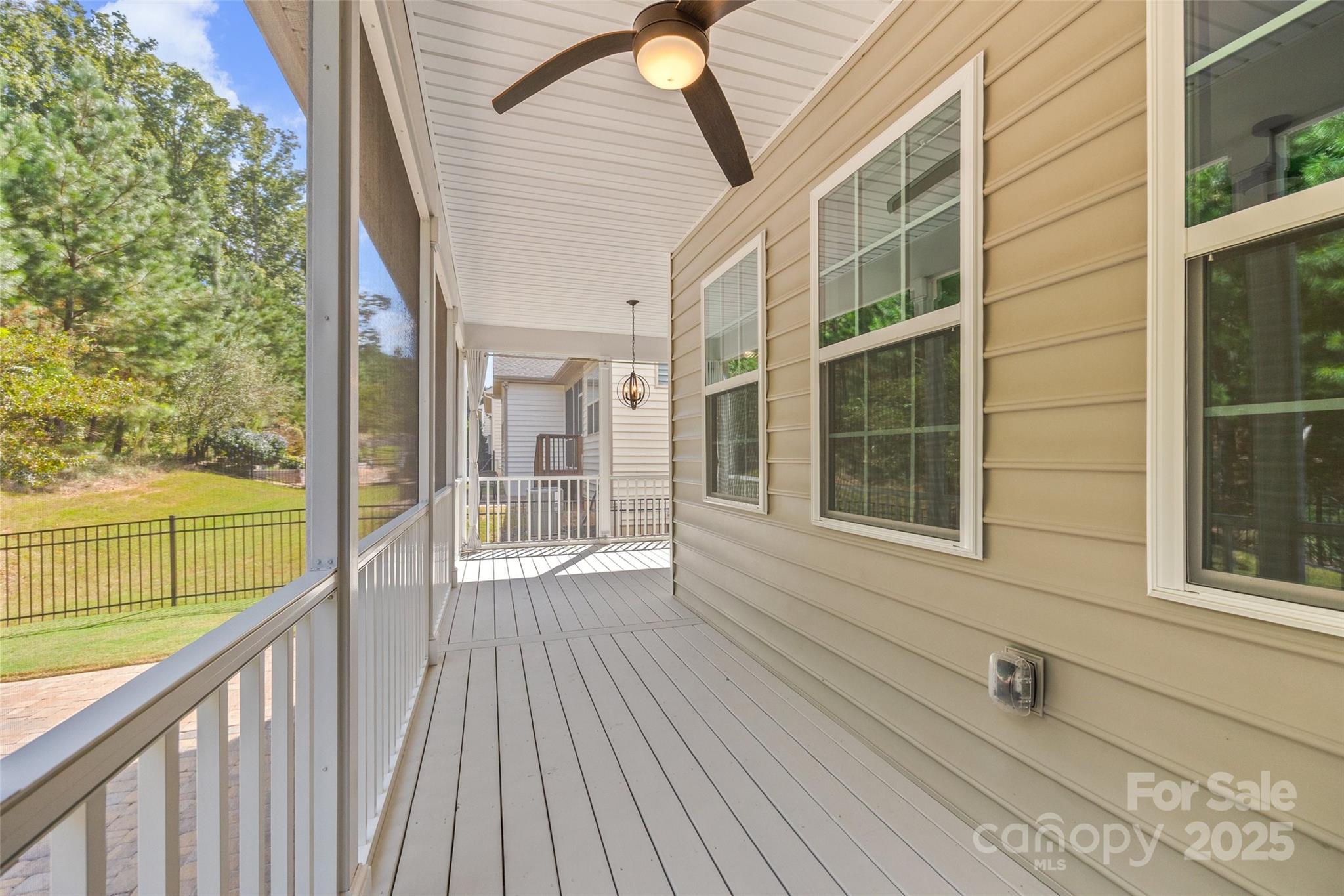 2337 Talon Point Circle Fort Mill, SC 29715 - Photo 26 of 48 a view of a balcony with wooden floor and fence