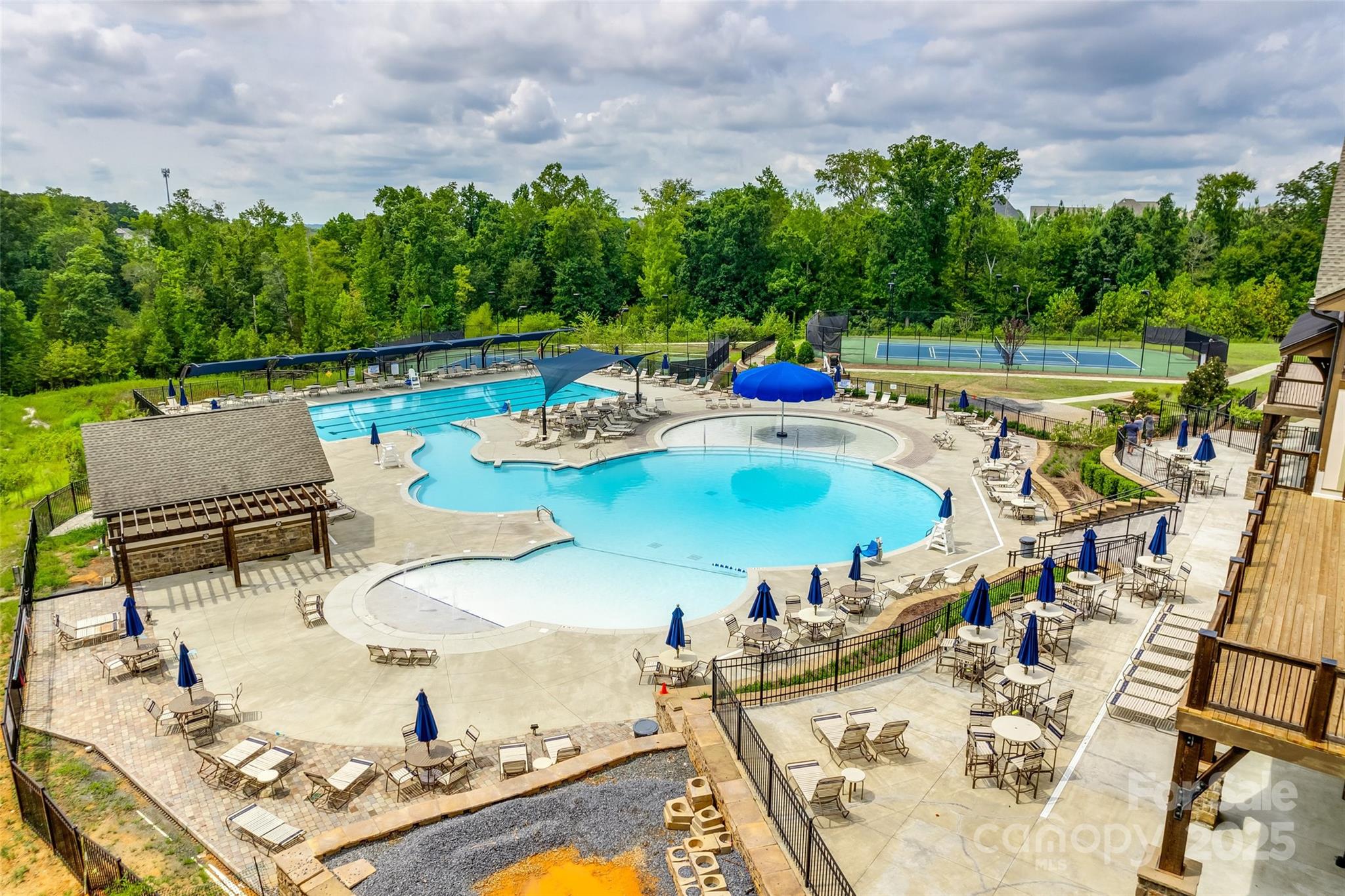 2337 Talon Point Circle Fort Mill, SC 29715 - Photo 41 of 48 a view of a swimming pool with outdoor seating