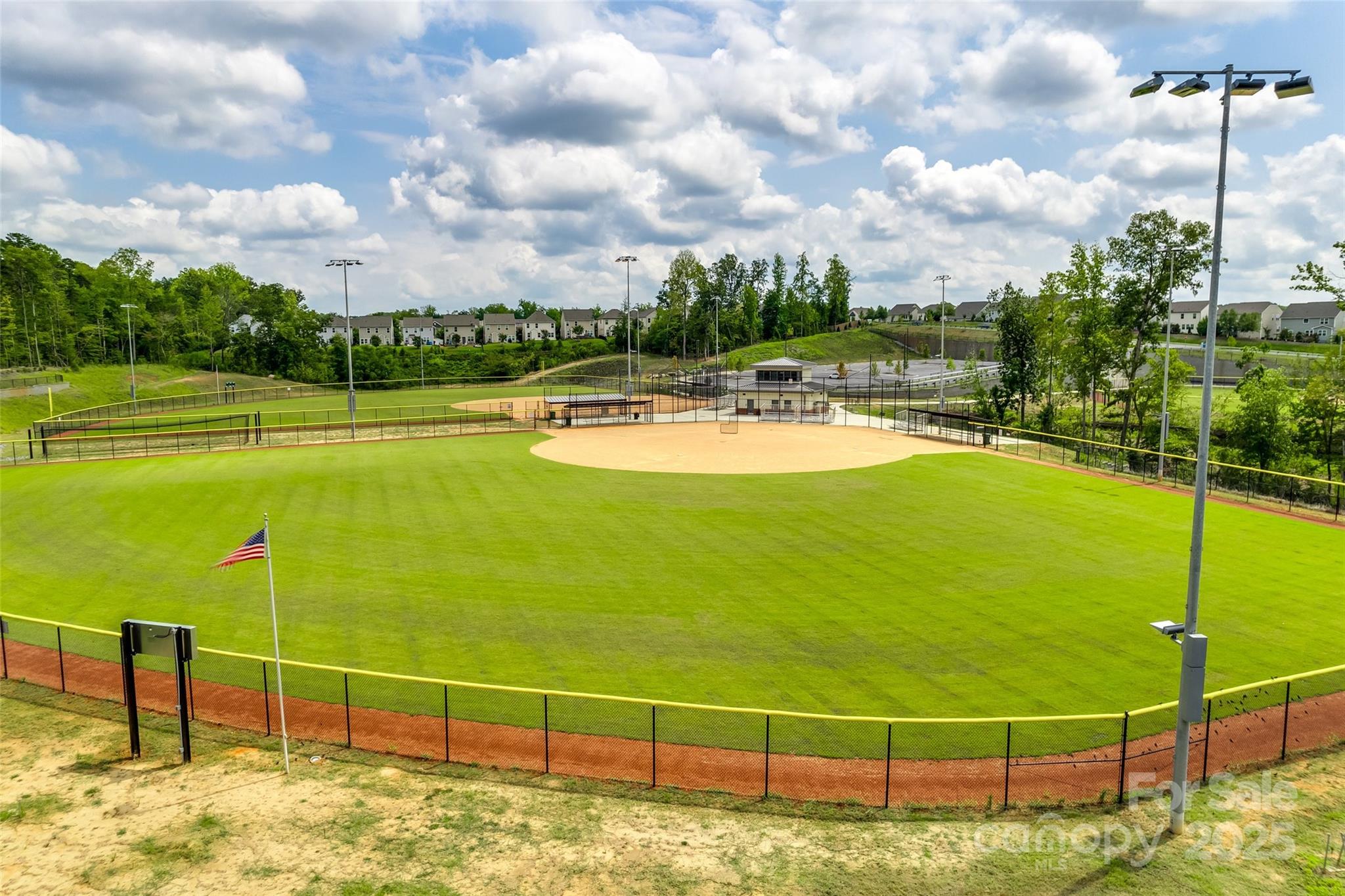 2337 Talon Point Circle Fort Mill, SC 29715 - Photo 46 of 48 a view of a swimming pool with a garden