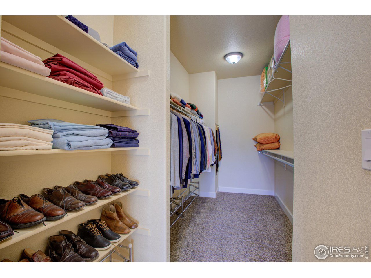 1515 Waterfront Drive Windsor, CO 80550 - Photo 23 of 40 The generous primary walk-in closet will not disappoint. There's a lot of shelving and spaces for hanging clothes