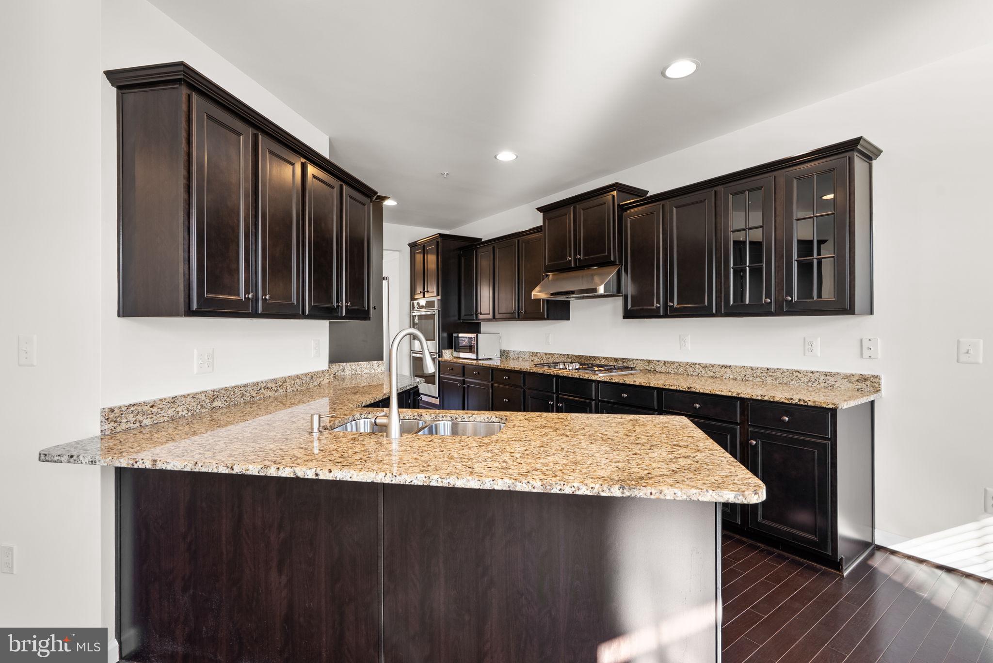 176 Autumn View Drive Gaithersburg, MD 20878 - Photo 18 of 45 a kitchen with sink cabinets and microwave