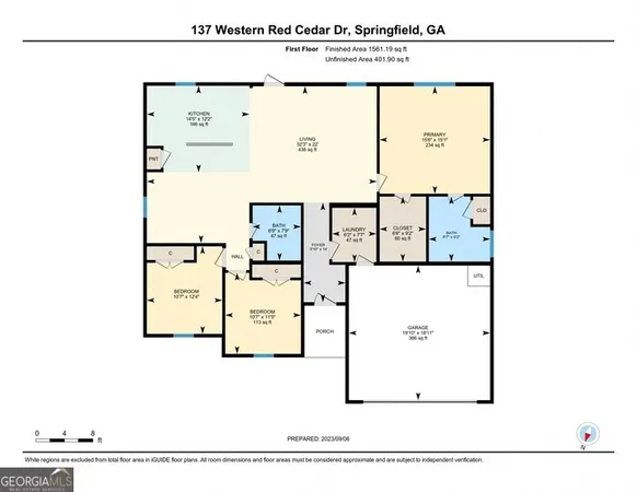 $1,925 | 137 Western Red Cedar Drive, Springfield, GA 31329