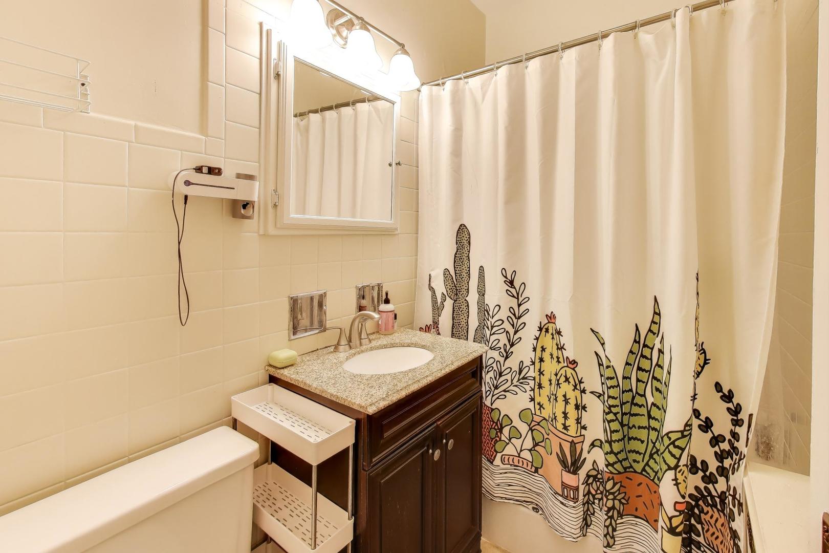 2016 Sherman Avenue, Unit 1E Evanston, IL 60201 - Photo 20 of 25 a bathroom with a sink and a mirror