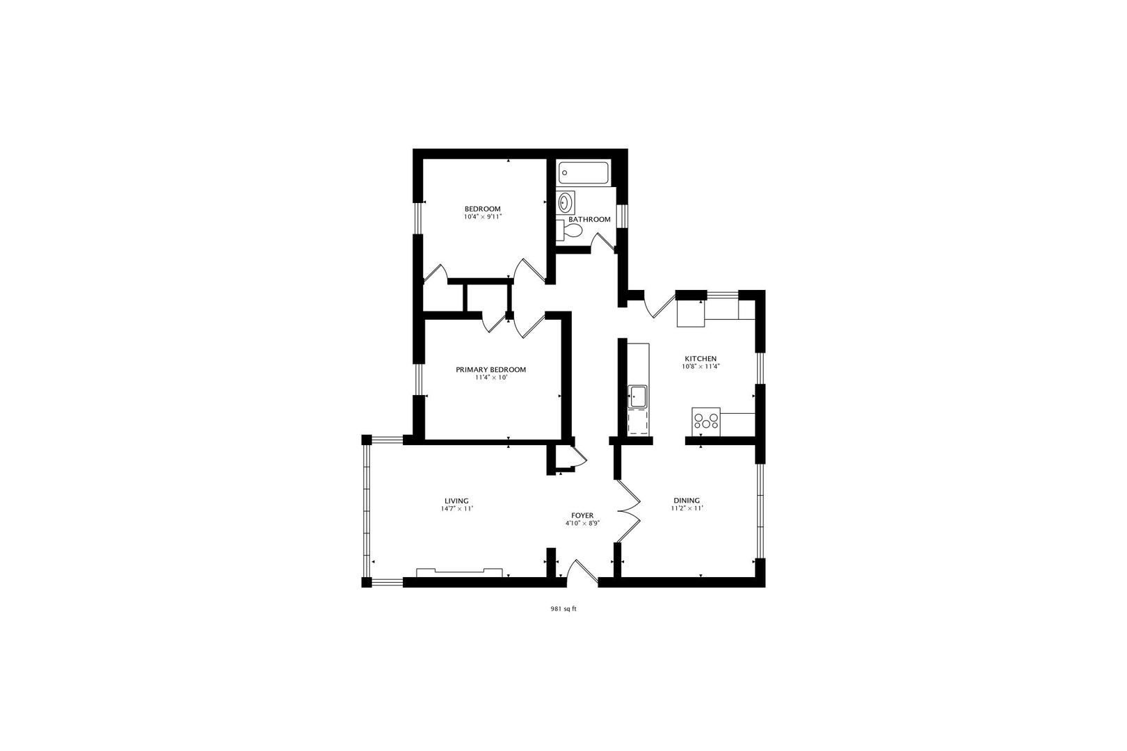 2016 Sherman Avenue, Unit 1E Evanston, IL 60201 - Photo 24 of 25 a picture of floor plan