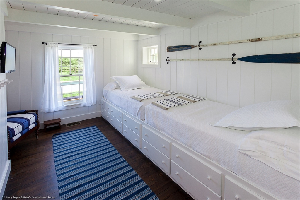 21 Quidnet Road, Unit 1 Nantucket, MA 02554 - Photo 22 of 42 a bedroom with bed and window