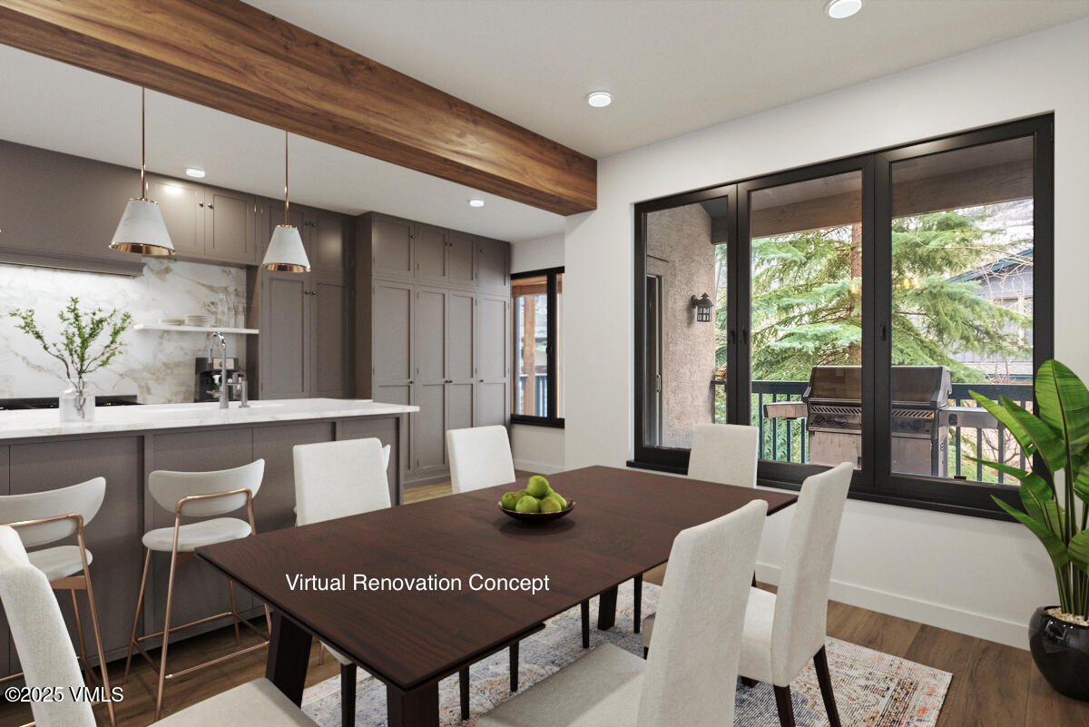 38 Miller's Cir Road Edwards, CO 81632 - Photo 5 of 42 Virtual Rendering Dining and Kitchen