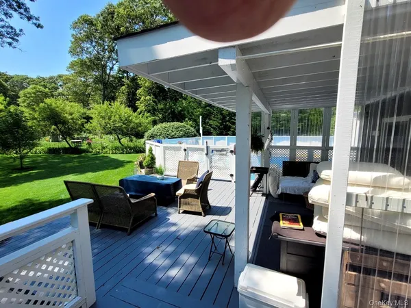 a patio view with patio