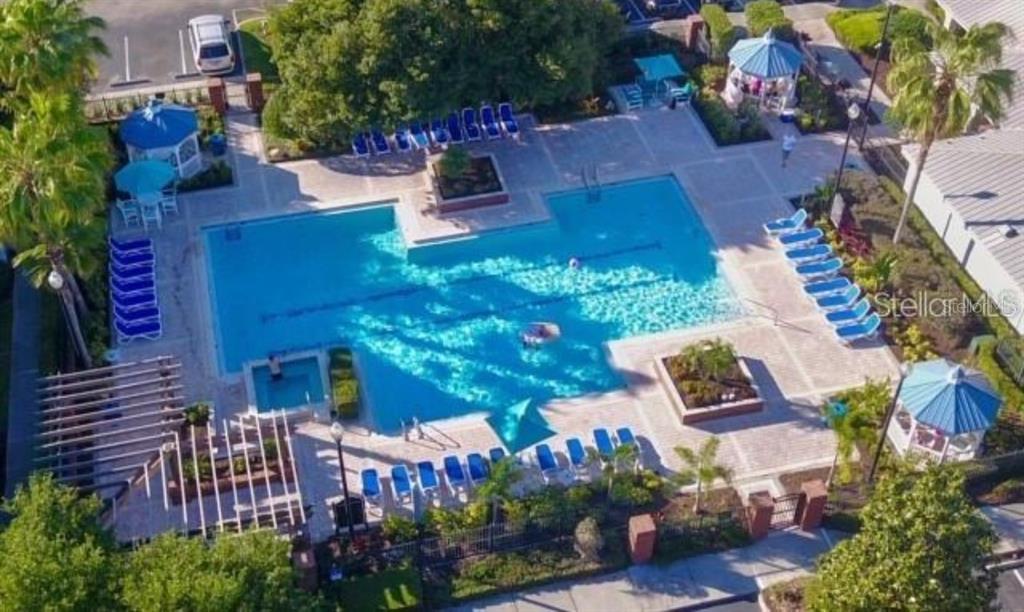 3280 Soho Street, Unit 308 Orlando, FL 32835 - Photo 37 of 45 an aerial view of a house with a garden