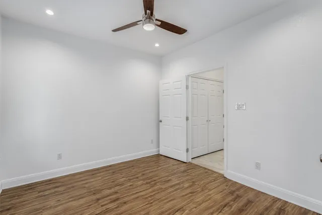 wooden floor in an empty room