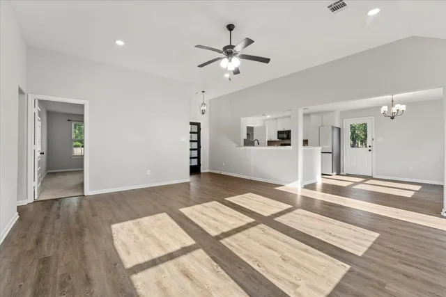 a very nice looking room with a large window