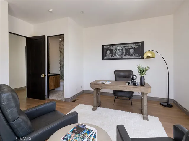 a view of a couches in a balcony