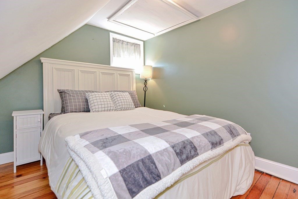122 Mendon Road Sutton, MA 01590 - Photo 23 of 36 a bedroom with a bed and wooden floor
