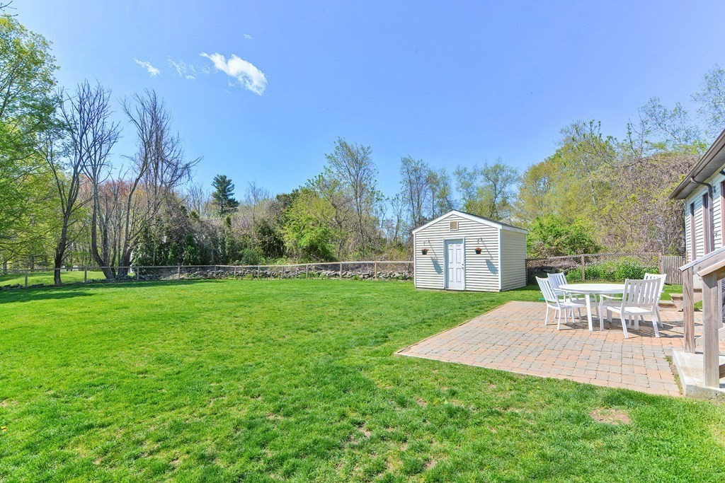 122 Mendon Road Sutton, MA 01590 - Photo 30 of 36 a view of a house with backyard and a sitting area