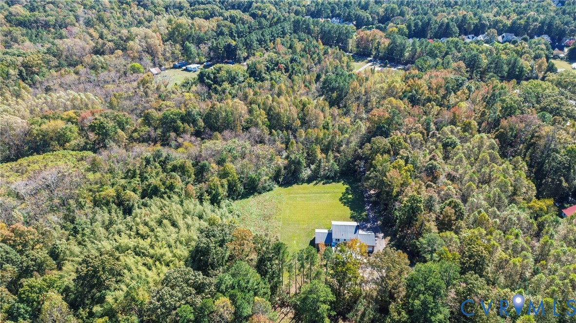 13225 Old Happy Hill Road Chester, VA 23831 - Photo 15 of 24 a view of a yard with plants and large trees