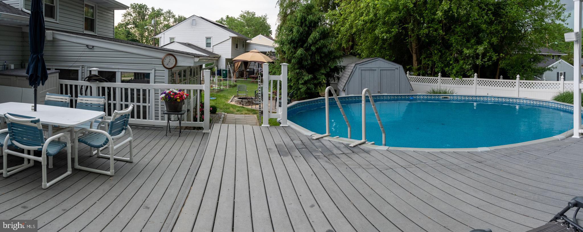 122 Farmdale Road Eastampton, NJ 08060 - Photo 24 of 30 Pool/Trex Deck