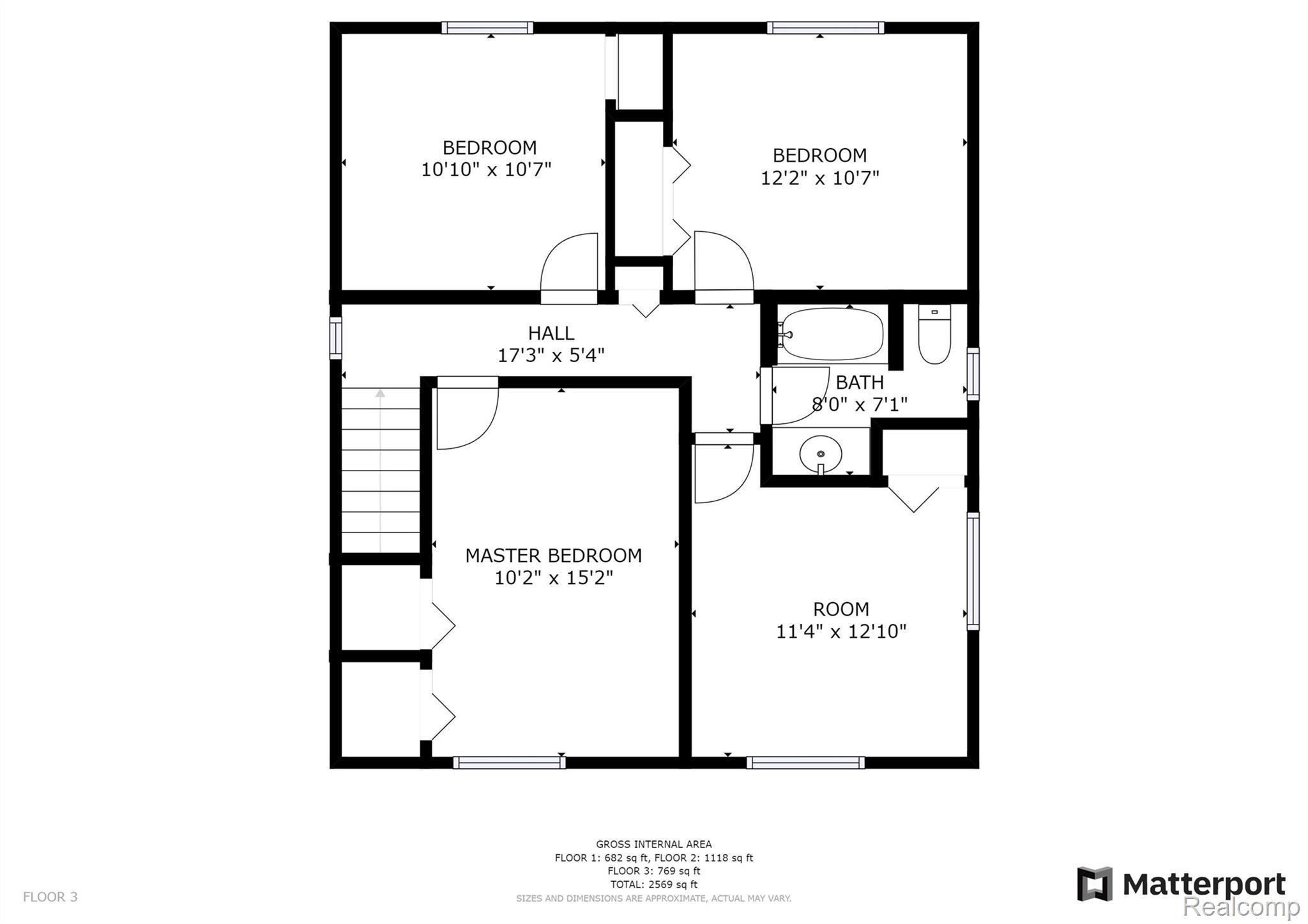 29375 Merrick Warren, MI 48092 - Photo 28 of 29 Floor Plan (2) Upper Level.jpg