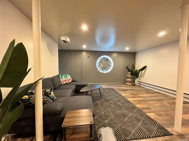 a living room with a couch