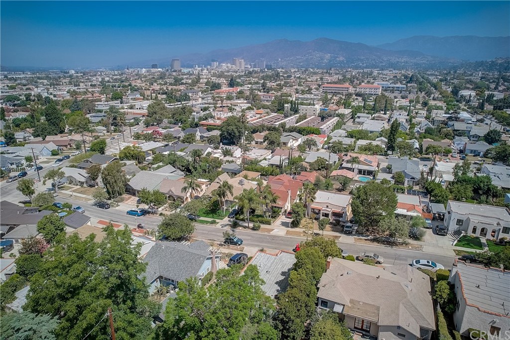 1126 Scofield Drive Glendale, CA 91205 - Photo 36 of 49 an aerial view of residential houses with outdoor space