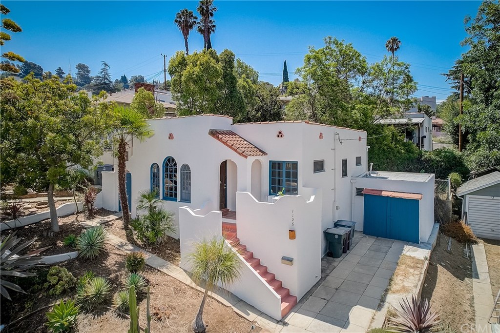 1126 Scofield Drive Glendale, CA 91205 - Photo 39 of 49 a aerial view of a house with a yard