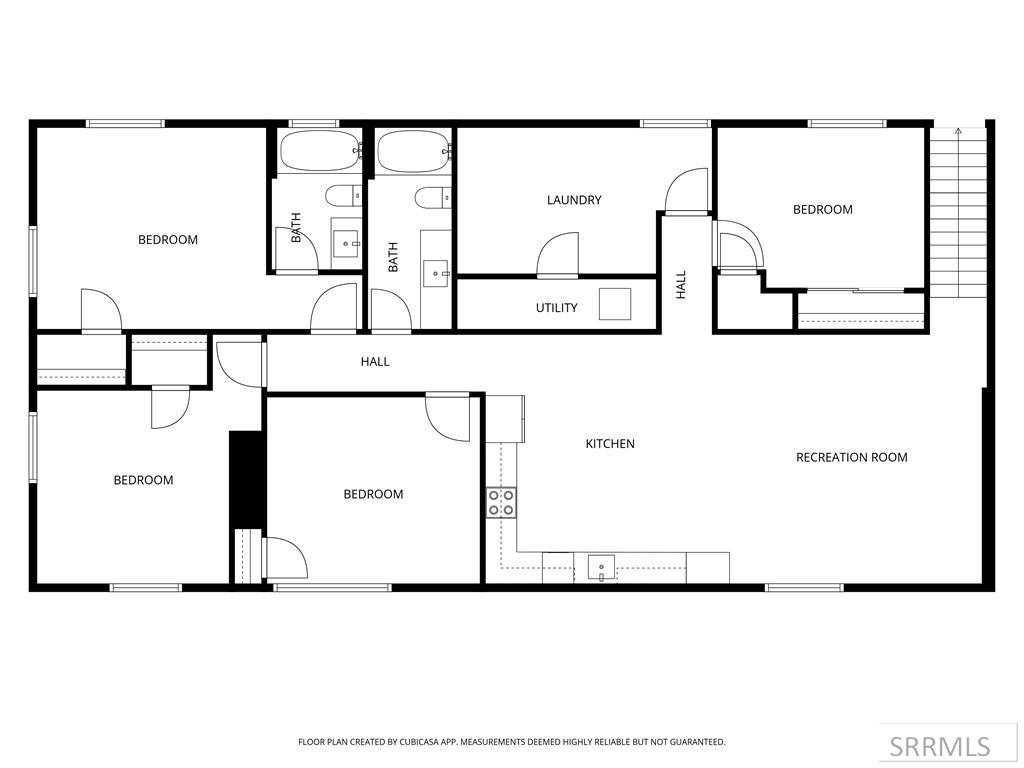 75 South 3rd East Rexburg, ID 83440 - Photo 35 of 35 Downstairs Layout