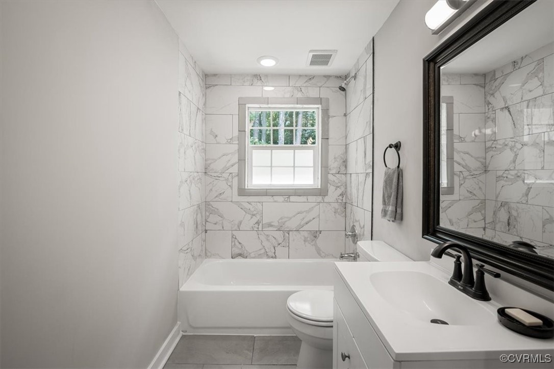 4600 Cool Hill Road Providence Forge, VA 23140 - Photo 19 of 23 a bathroom with a sink toilet a mirror and shower
