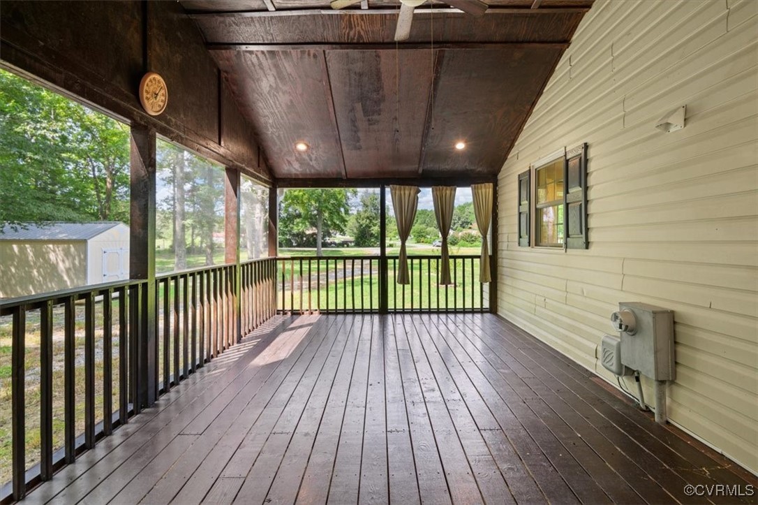 4600 Cool Hill Road Providence Forge, VA 23140 - Photo 20 of 23 a view of a porch with wooden floor