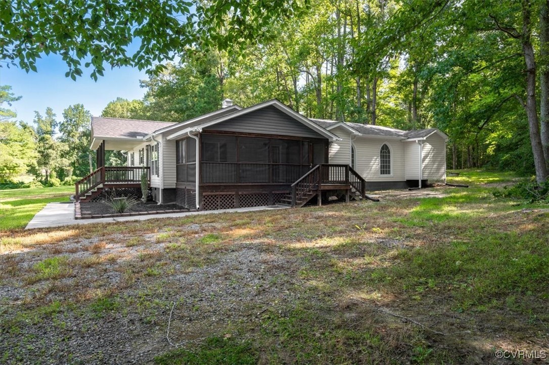 4600 Cool Hill Road Providence Forge, VA 23140 - Photo 21 of 23 a view of a barn in the middle of a yard