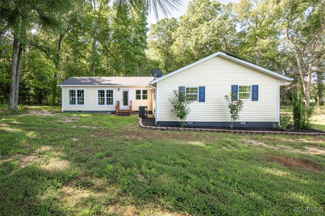 4600 Cool Hill Road Providence Forge, VA 23140 - Photo 22 of 23 a view of a house with a yard and plants