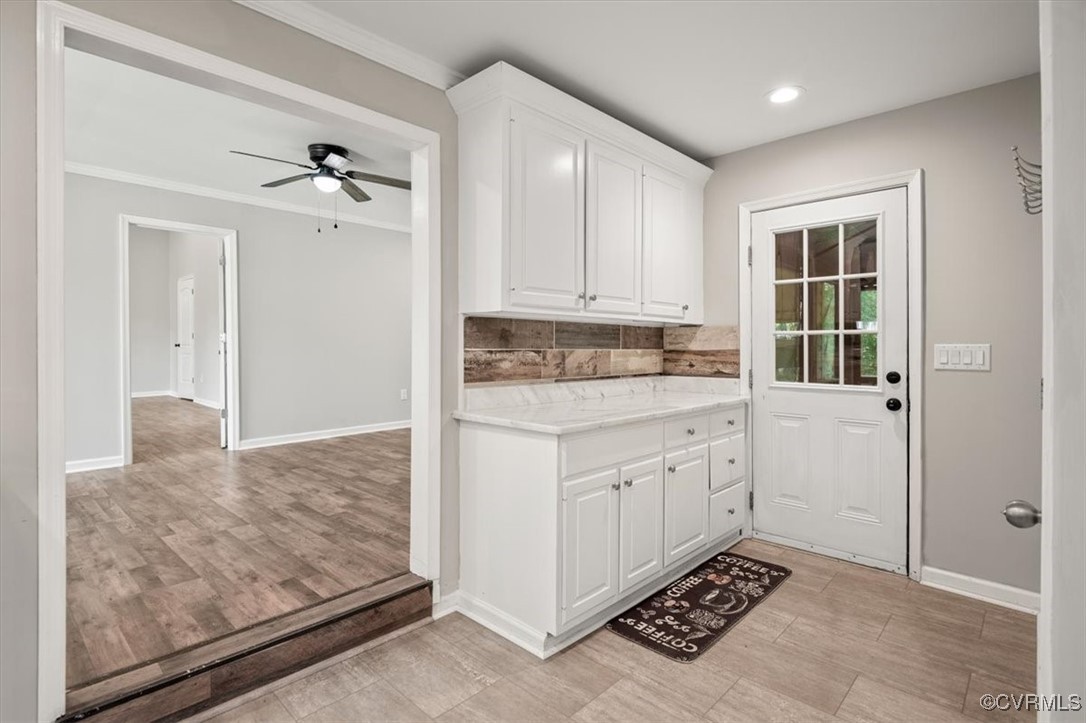 4600 Cool Hill Road Providence Forge, VA 23140 - Photo 8 of 23 a bathroom with a granite countertop sink and a mirror