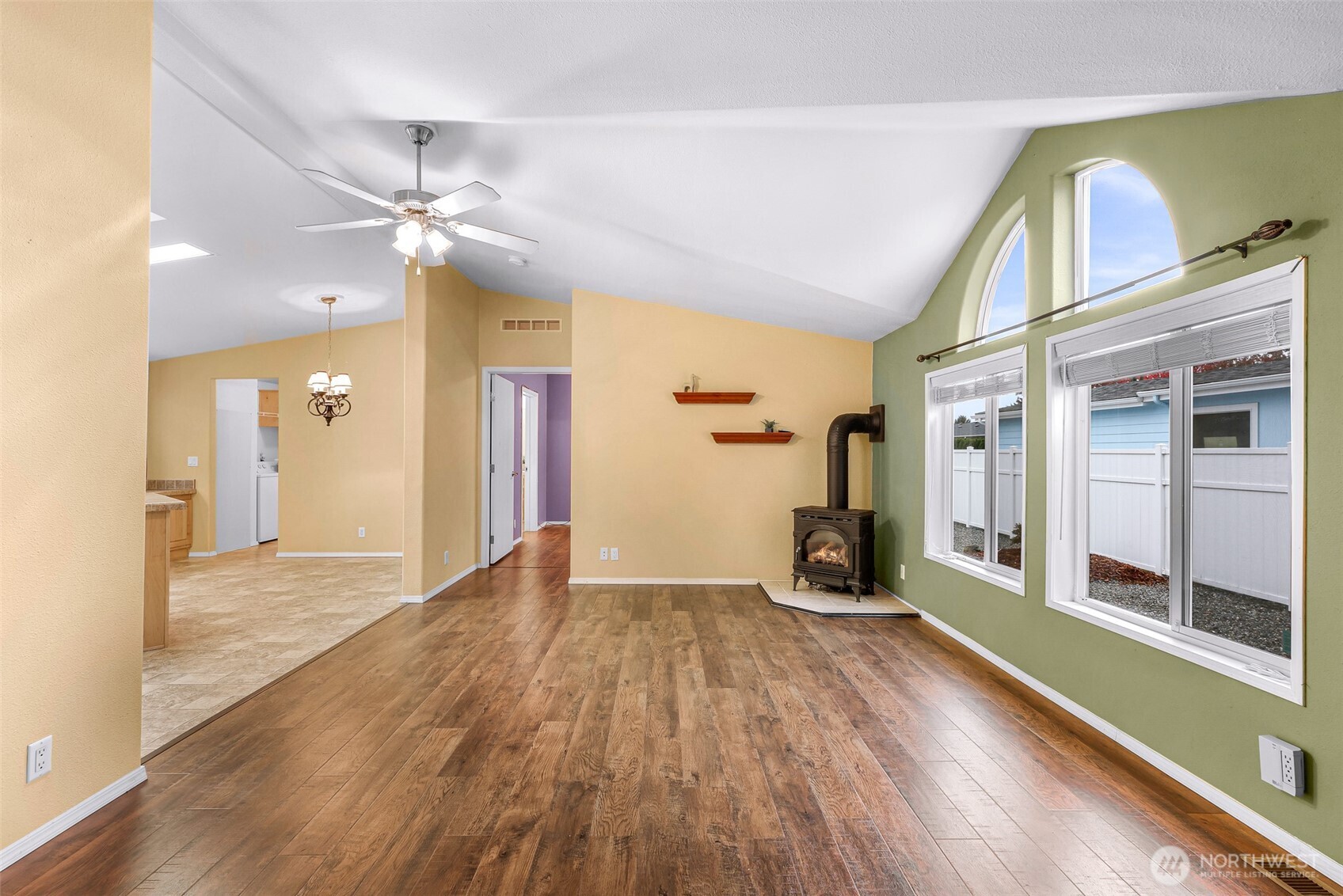 6350 Portal Way, Unit 48 Ferndale, WA 98248 - Photo 5 of 37 wooden floor in an empty room with a window