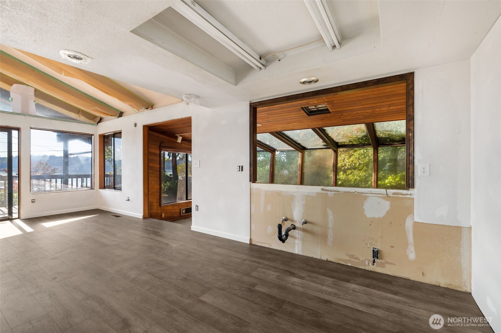 7150 Northeast North Shore Road Belfair, WA 98528 - Photo 17 of 32 a view of an empty room with a window