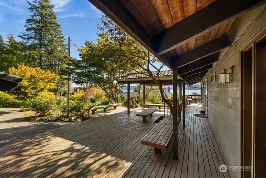 7150 Northeast North Shore Road Belfair, WA 98528 - Photo 9 of 32 a view of steet with deck