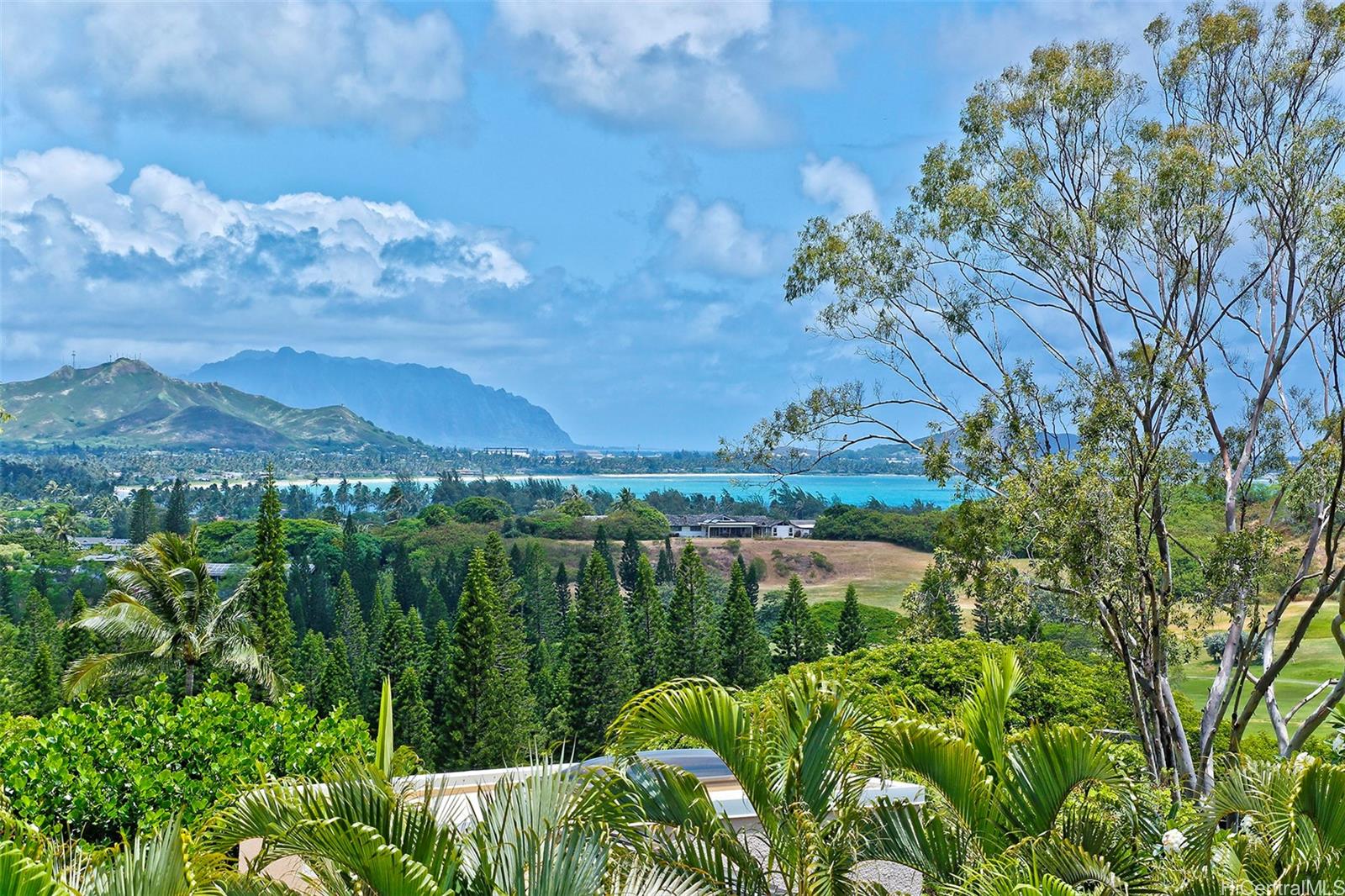 387 Kaelepulu Drive, Unit 1305 Kailua, HI 96734 - Photo 5 of 22 a view of a lake with a mountain in the background
