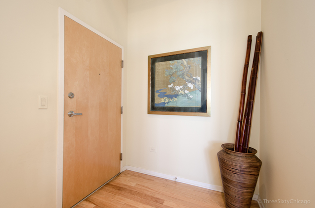 1524 South Sangamon Street, Unit 717S Chicago, IL 60608 - Photo 3 of 14 a view of entryway with painting on the wall