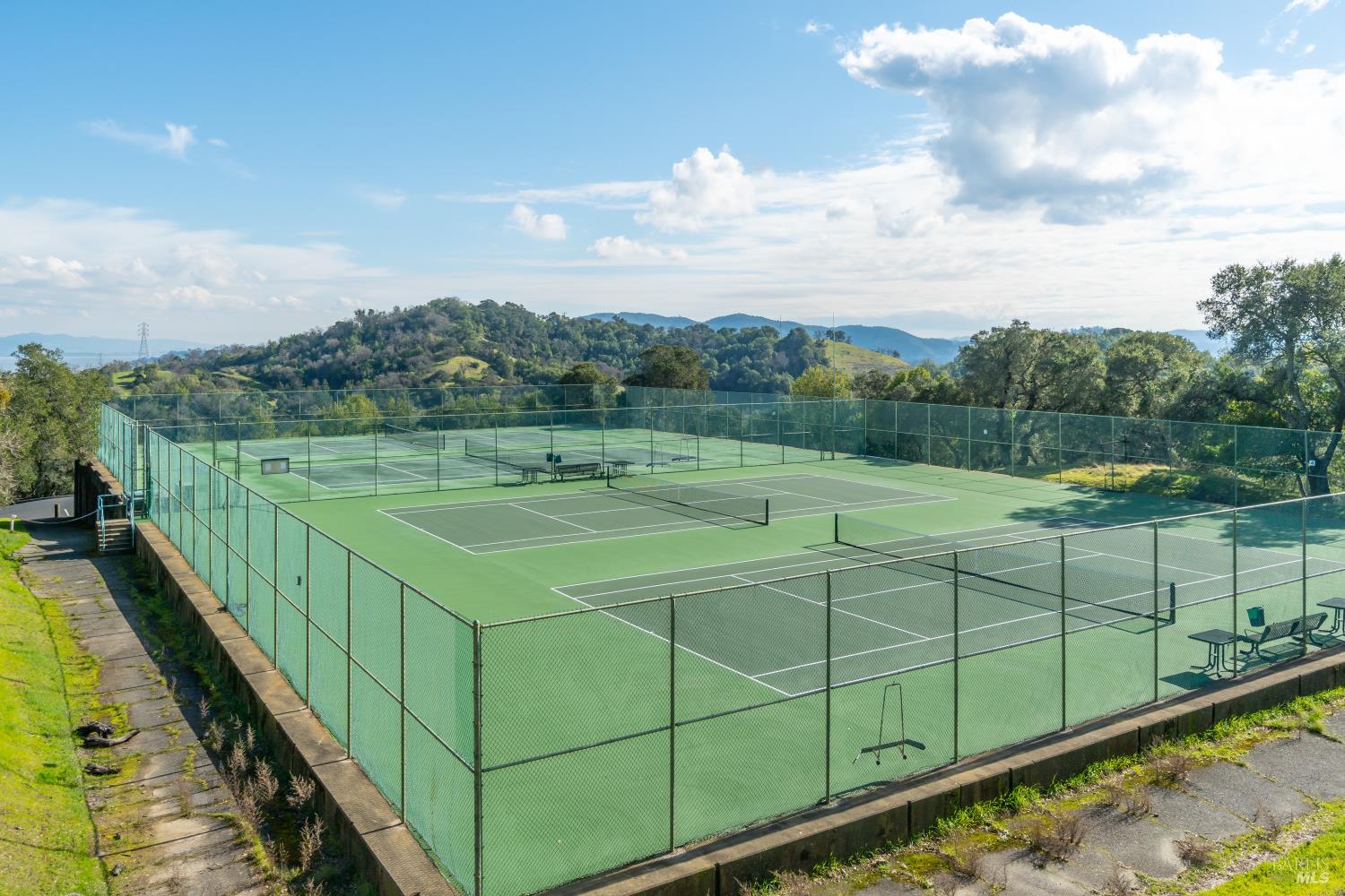 19 Burdell Court Novato, CA 94949 - Photo 27 of 27 a view of a tennis court