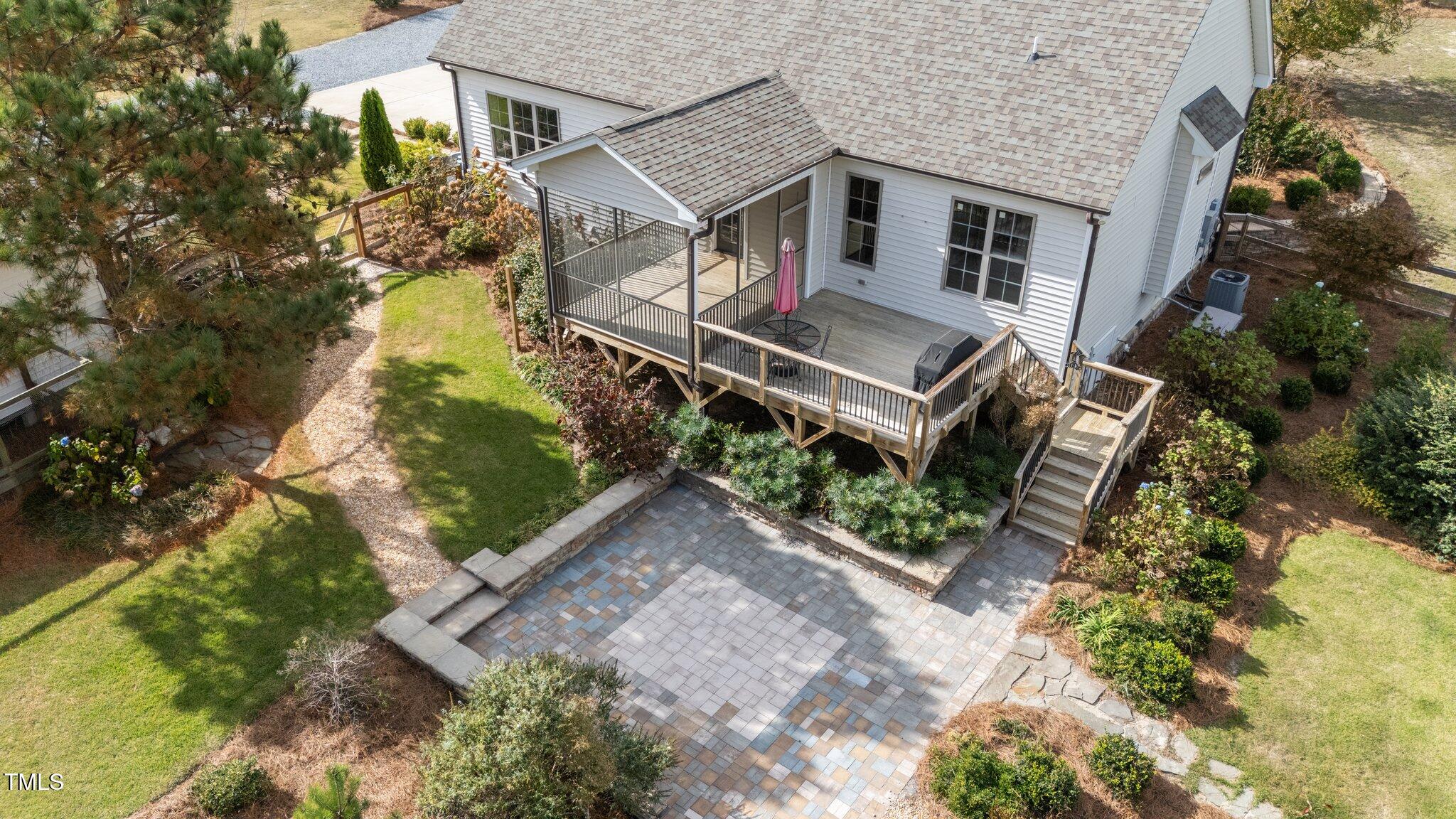 3820 Benson Hardee Road Benson, NC 27504 - Photo 39 of 55 a aerial view of a house with a yard