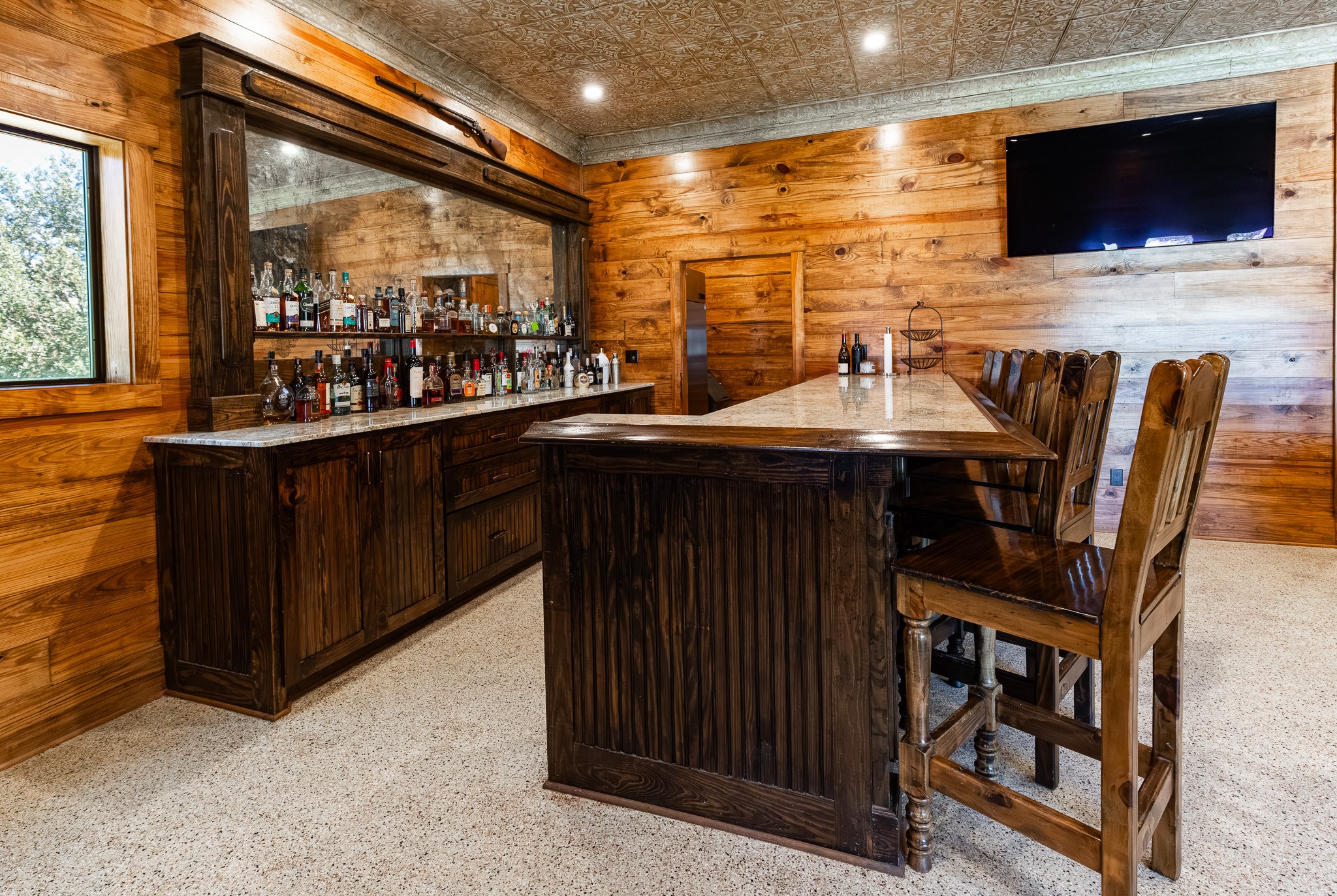 1119 Wolters Road Schulenburg, TX 78956 - Photo 12 of 50 a kitchen with stainless steel appliances stove microwave and cabinets