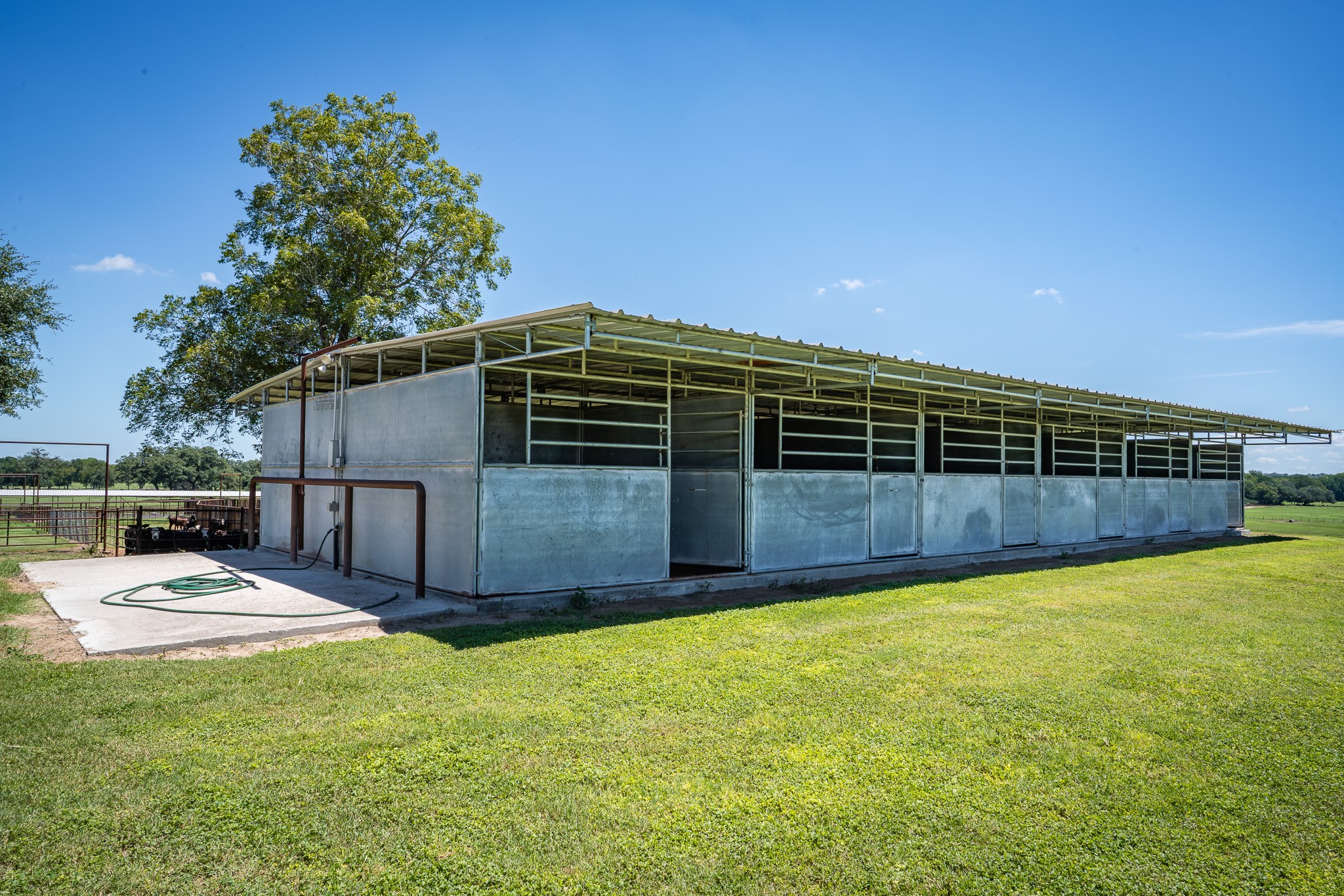 1119 Wolters Road Schulenburg, TX 78956 - Photo 26 of 50 a view of a backyard with a garden