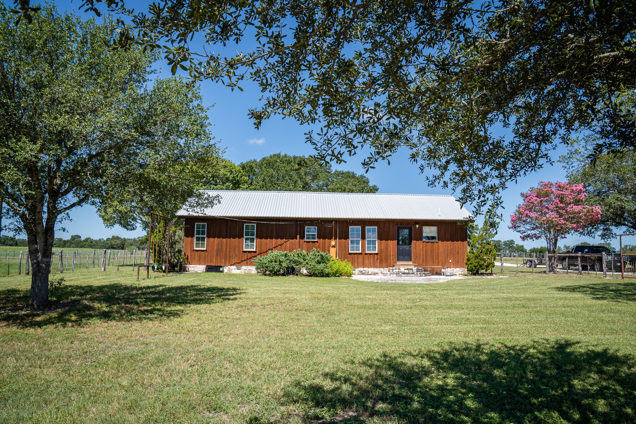 1119 Wolters Road Schulenburg, TX 78956 - Photo 49 of 50 a front view of house with yard and green space