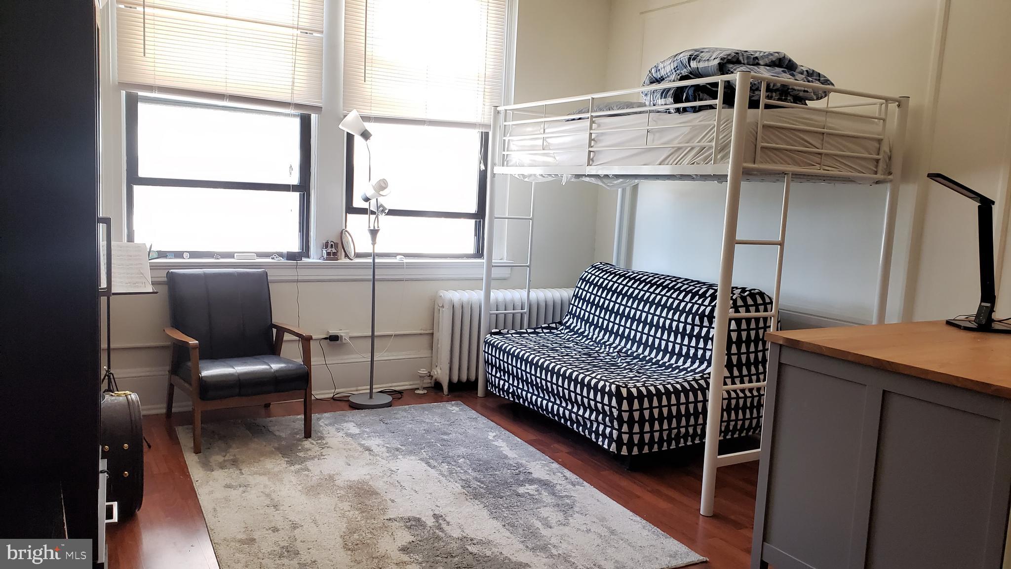 1324 Locust Street, Unit 918 Philadelphia, PA 19107 - Photo 12 of 38 Chair and 2-Tier Bed incl. in Sale