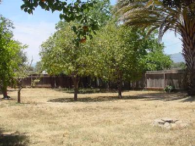 Backyard view of surrounding hills